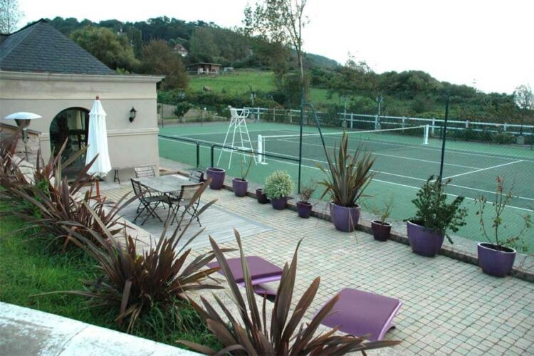 terrasse gîtes deauville tennis et court tennis